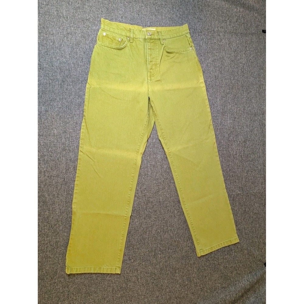 Stussy Big Ol Jeans‎ Mens 28 X 32 Green Grunge Green Stylish Denim Pants